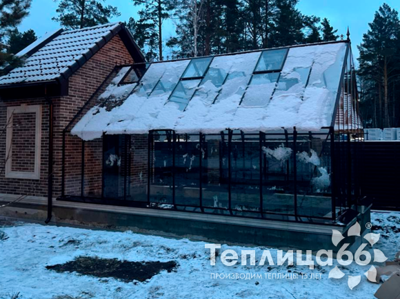 Теплица botanik Style под стекло, ширина 3м